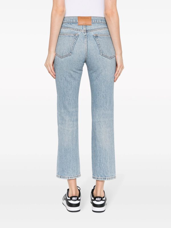 ALEXANDER WANG - Women OG - High Rise Stovepipe Vintage Faded Indigo Online Sale