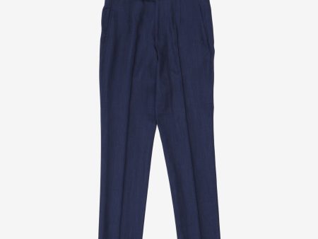 Silk Wool Blend Trousers Online now