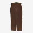 Side Button Corduroy Trousers For Sale