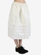 TAO COMME DES GARCONS - Women Embroidered Patchwork Lace Skirt For Sale