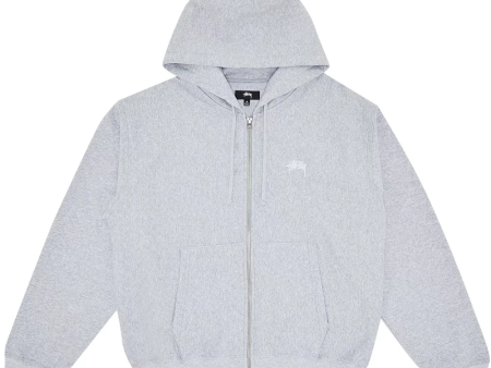 STUSSY - Men Stock Logo Zip Hoodie Online Sale