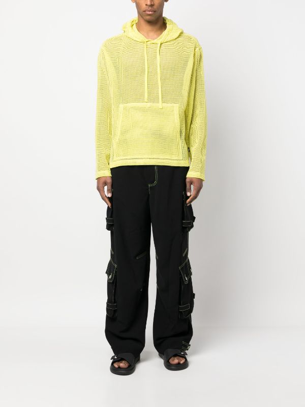 STUSSY - Men Cotton Mesh Hoodie Online Sale