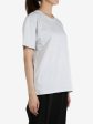 T BY ALEXANDER WANG - Women Essential SS Tee W  Puff Logo & Bound Neck For Discount