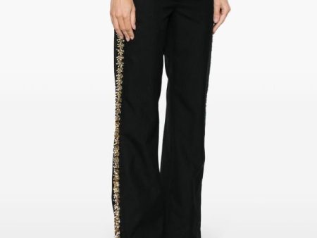 DRIES VAN NOTEN - Women Embellished Trousers For Cheap