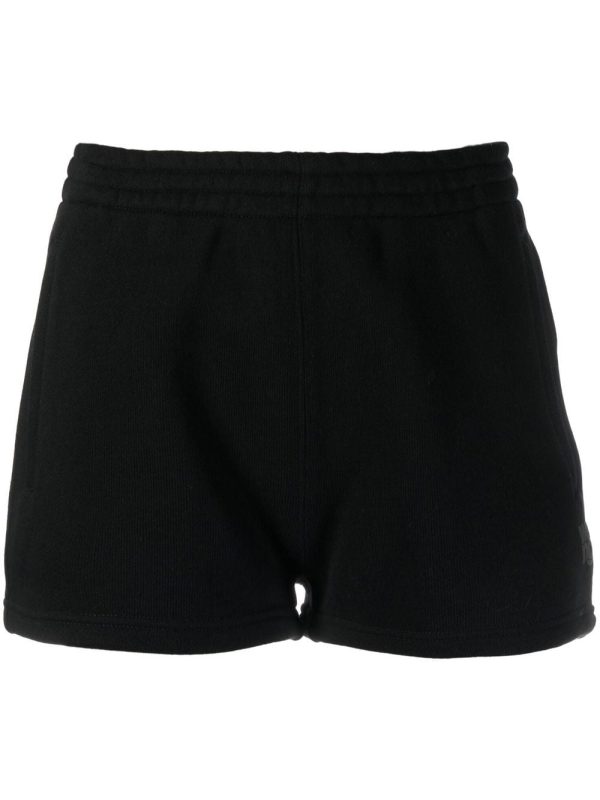 T BY ALEXANDER WANG - Women Puff Paint Logo Sweatshorts Hot on Sale