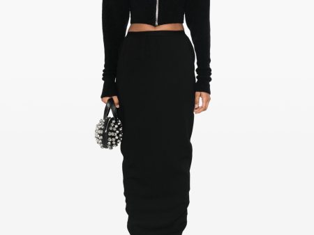 RICK OWENS - Women Wool Pillar Long Skirt Hot on Sale