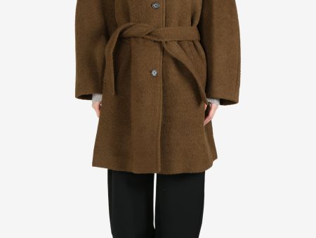 AMOMENTO - Women Alpaca Raglan Coat Supply