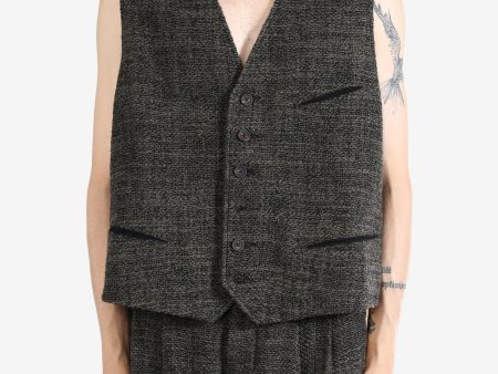 ZIGGY CHEN - Men Single Breasted Waistcoat on Sale