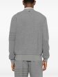 THOM BROWNE - Men Textured Cotton V Neck Cardigan Online now