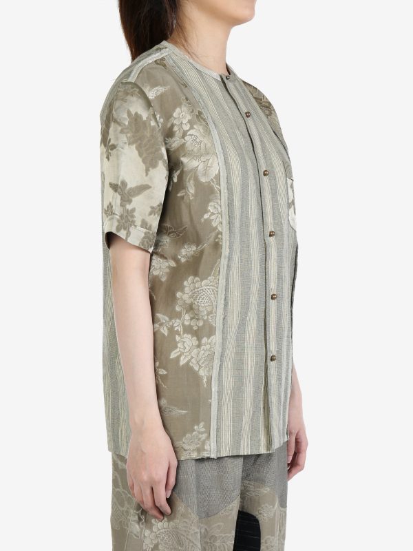 COMMUNS - Unisex Printed Short Sleeve Shirt For Discount