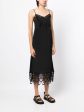 SIMONE ROCHA - Women W  Deep Lace Trim Slip Dress Online now