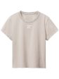 T BY ALEXANDER WANG - Women Shrunken Tee With Blade Logo For Discount