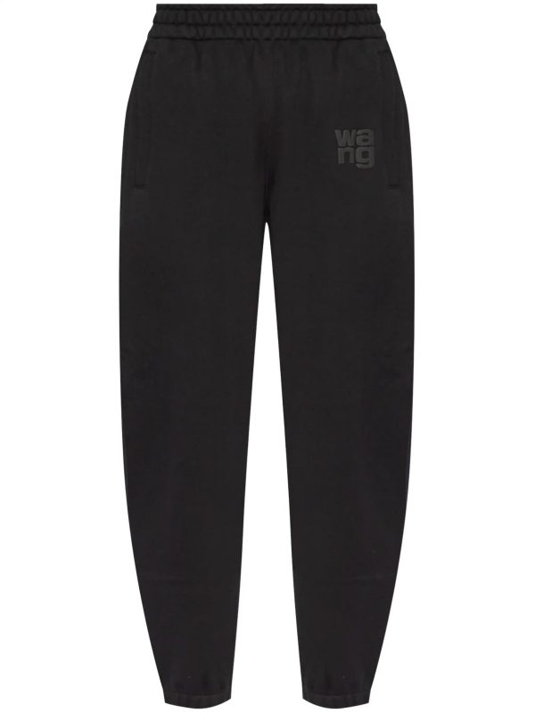 T BY ALEXANDER WANG - Women Essential Terry Classic Sweatpant Puff Paint Logo For Sale