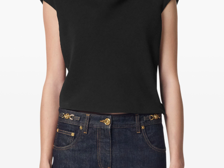 VERSACE - Women Viscose Mix Cady Blouse For Cheap