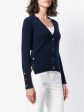 THOM BROWNE - Women Classic V-Neck 4 Bar Cardigan on Sale