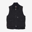 Cotton Twill Zip Vest For Sale