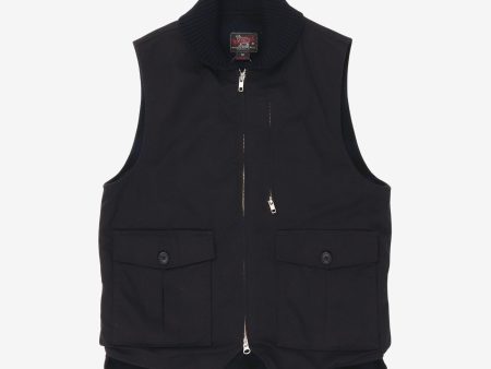 Cotton Twill Zip Vest For Sale