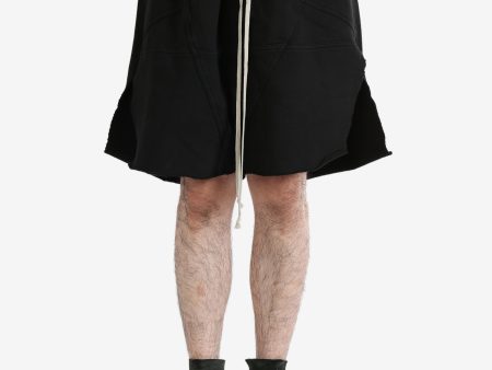 RICK OWENS DRKSHDW - Men Shorts In Felpa - Jersey Trucker Cut  Offs Supply