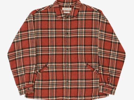 Twill Checked Wide Shirt Hot on Sale