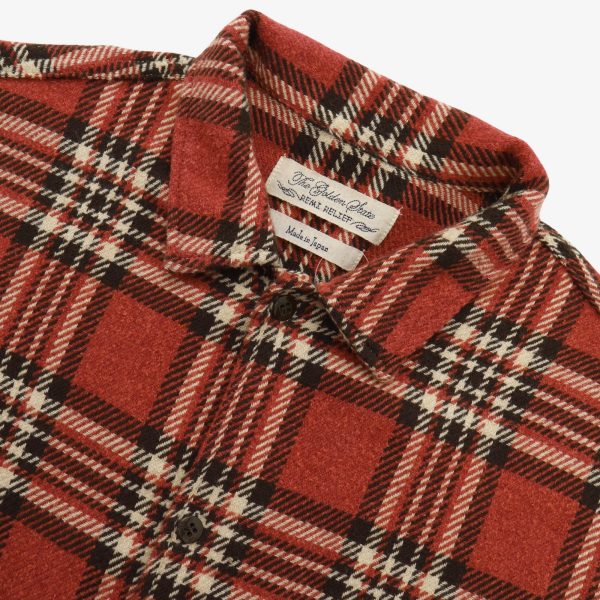 Twill Checked Wide Shirt Hot on Sale