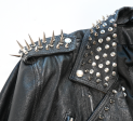 DAN 7:20 Leather Studded dan Jacket Hot on Sale