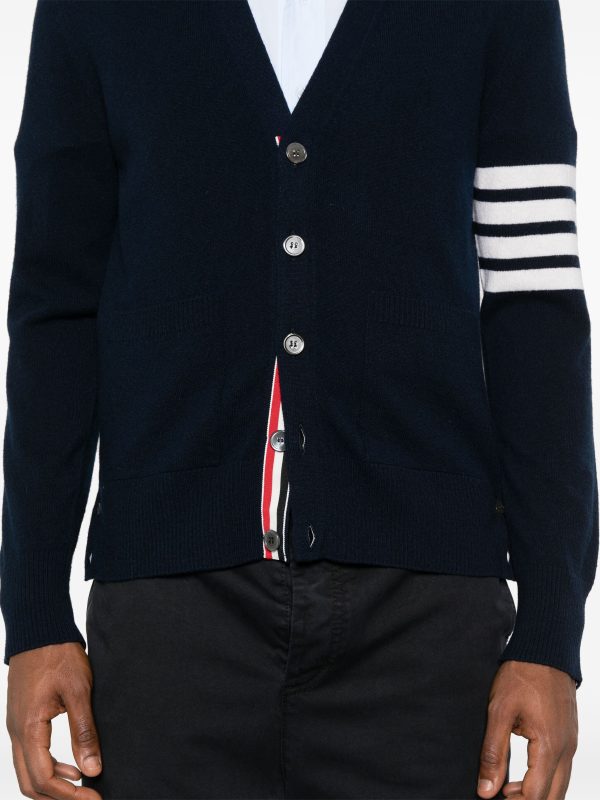 THOM BROWNE - Men Relaxed Fit Cardigan on Sale