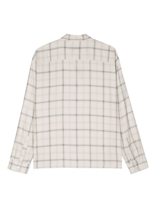 STUSSY - Men Shadow Plaid Rayon Shirt Online now