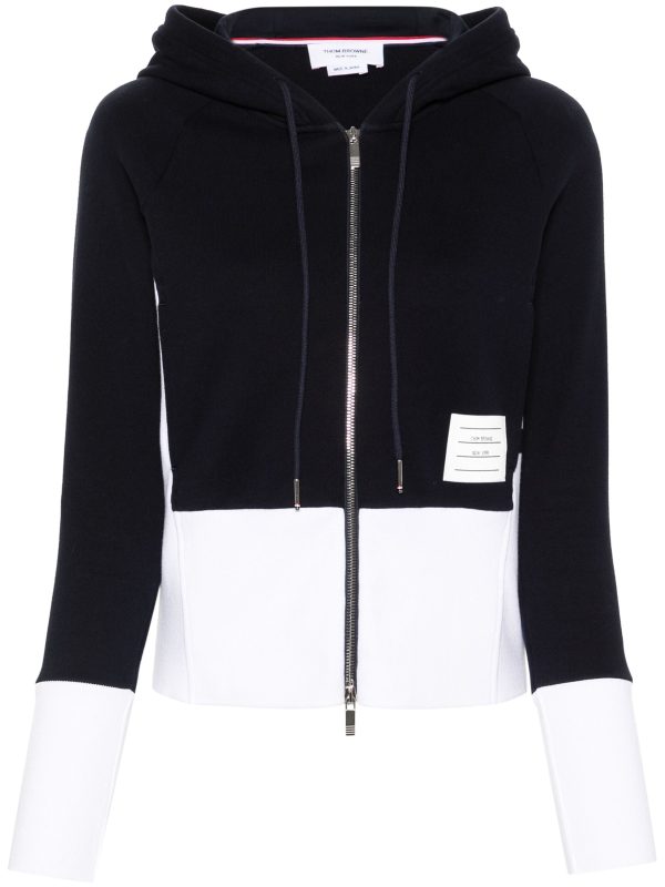 THOM BROWNE - Women Blouson Zip Up Hoodie Online Sale