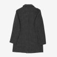 Dogtooth Wool Overcoat Online Sale