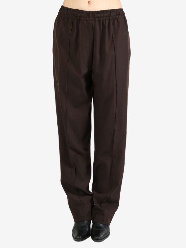 MARGARET HOWELL - Women Relaxed Pintuck Trouser Hot on Sale