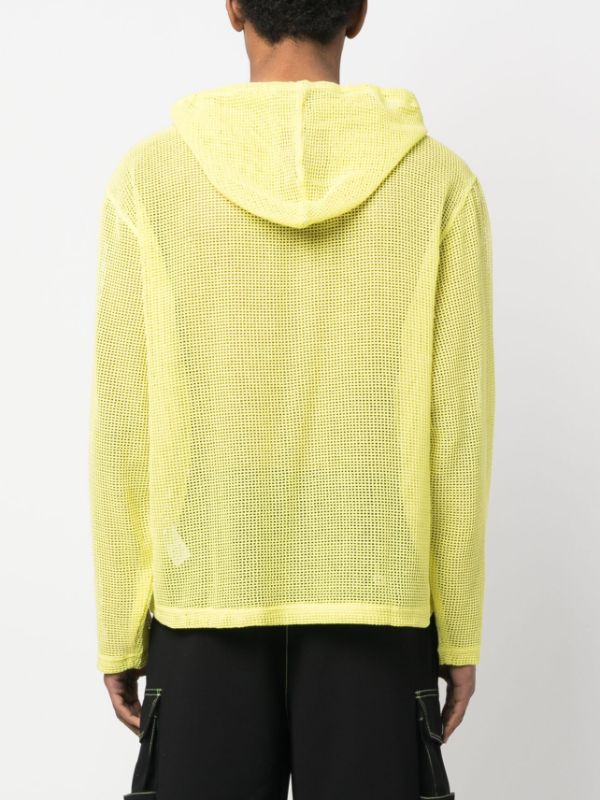 STUSSY - Men Cotton Mesh Hoodie Online Sale