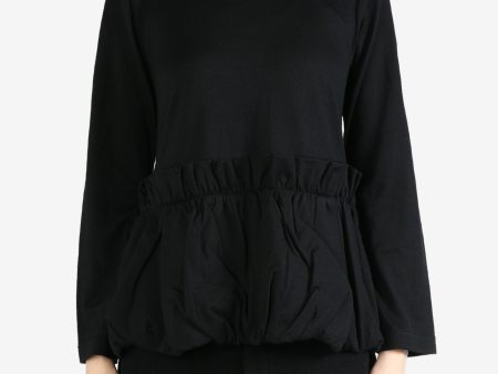 COMME DES GARCONS COMME DES GARCONS - Women Ruffled Long Sleeves T-shirt Cheap