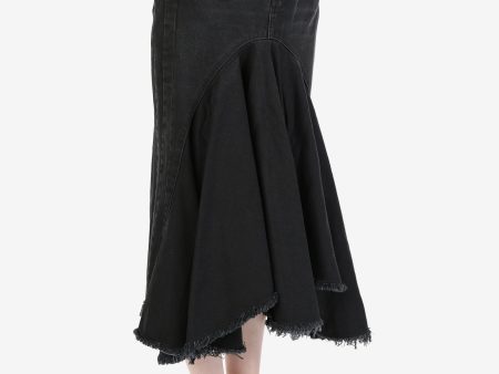 VETEMENTS - Women Denim Midi Skirt Online Hot Sale