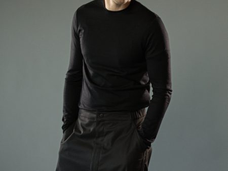 RORKE BADER - Men Cosine Wool Crewneck Sweater Hot on Sale