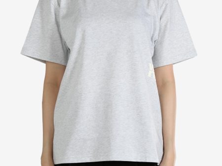 T BY ALEXANDER WANG - Women Essential SS Tee W  Puff Logo & Bound Neck For Discount