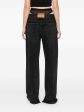 ALEXANDER WANG - Women Slit Hem Jean Prestyle Hotfix Mesh Undie Online Hot Sale