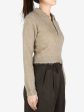 AURALEE - Women Brushed Super Kid Mohair Knit Short Polo Fashion