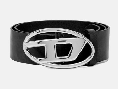 DIESEL - Unisex Leather D Buckle Belt For Cheap