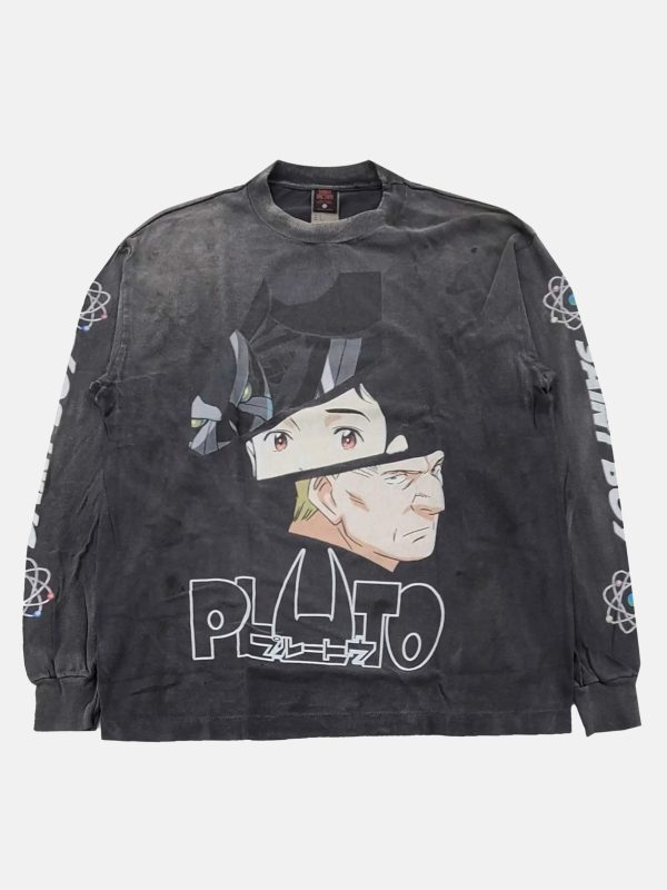 SAINT MXXXXXX X PLUTO - Men Pluto LS Tee Online now