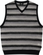 STUSSY - Men Striped Sweater Vest Cheap