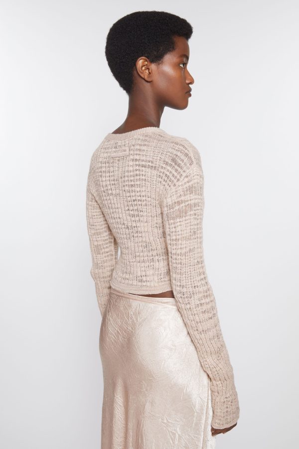 ACNE STUDIOS - Women Wide Rib Cardigan For Discount