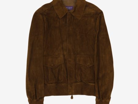 Purple Label Lamb Suede Jacket Online