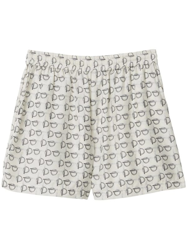 BURBERRY - Women Mulberry Silk Boxer Shorts Sale