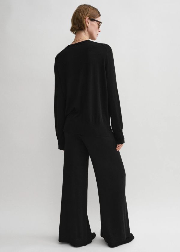 TOTEME - Women Crew-Neck Silk Cashmere Knit For Sale