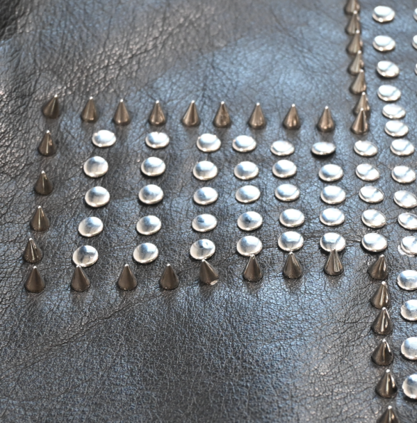 DAN 7:20 Leather Studded Jacket Online Hot Sale