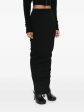 RICK OWENS - Women Wool Pillar Long Skirt Hot on Sale