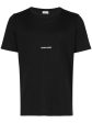 SAINT LAURENT - Men Logo Crew Neck T-shirt Sale