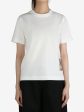 BURBERRY - Women Check Label T-shirt Online Sale