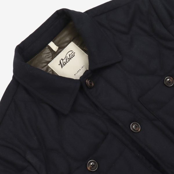 Wool Quilted Overshirt Supply