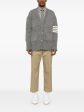 THOM BROWNE - Men Jersey Stitch Exaggerated Fit V Neck Cardigan For Cheap